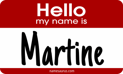 Hello my name is Martine png download