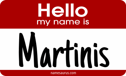 Hello my name is Martinis png download