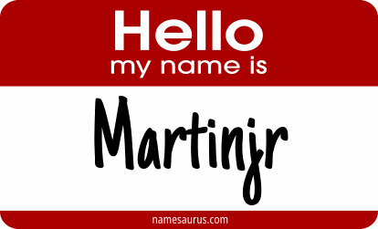 Hello my name is Martinjr png download