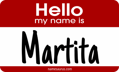 Hello my name is Martita png download