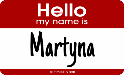 Hello my name is Martyna png download