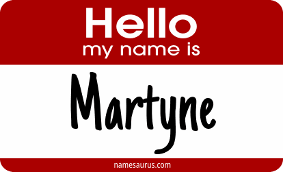 Hello my name is Martyne png download