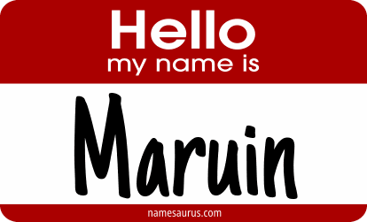 Hello my name is Maruin png download