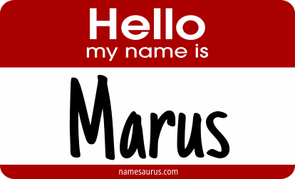 Hello my name is Marus png download