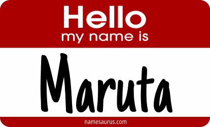 Hello my name is Maruta png download
