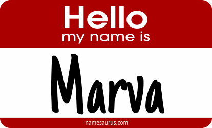 Hello my name is Marva png download