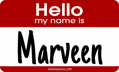Hello my name is Marveen png download