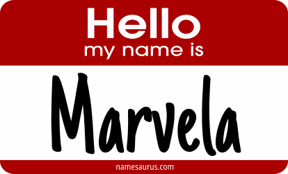 Hello my name is Marvela png download
