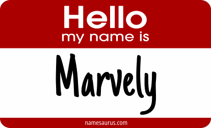 Hello my name is Marvely png download