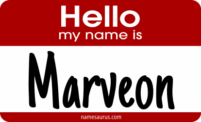 Hello my name is Marveon png download