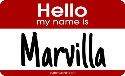 Hello my name is Marvilla png download