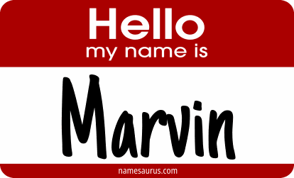 Hello my name is Marvin png download
