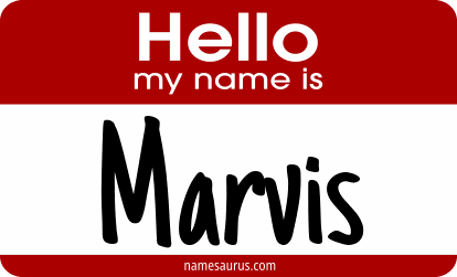 Hello my name is Marvis png download
