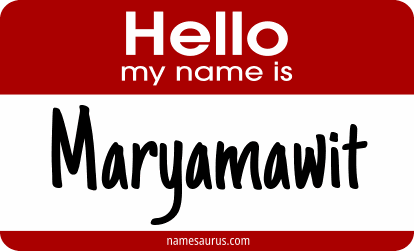 Hello my name is Maryamawit png download