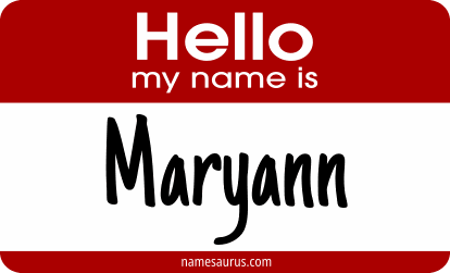 Hello my name is Maryann png download