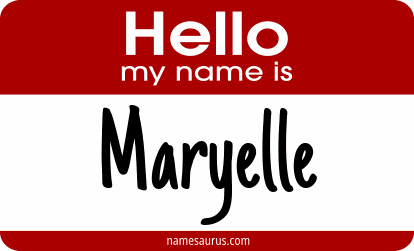 Hello my name is Maryelle png download