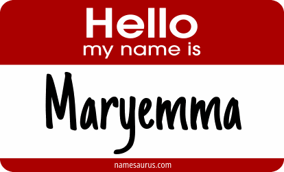 Hello my name is Maryemma png download