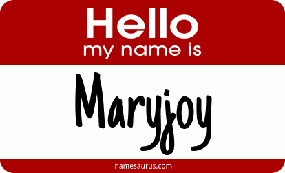 Hello my name is Maryjoy png download