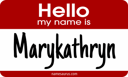 Hello my name is Marykathryn png download