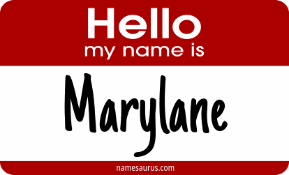 Hello my name is Marylane png download