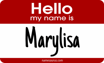 Hello my name is Marylisa png download