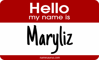 Hello my name is Maryliz png download