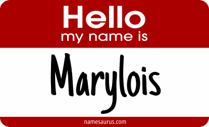 Hello my name is Marylois png download