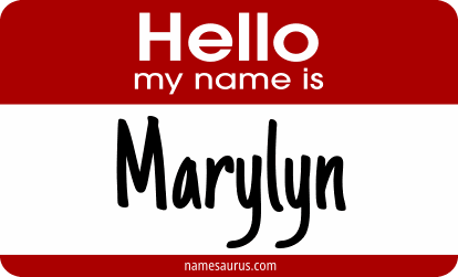 Hello my name is Marylyn png download