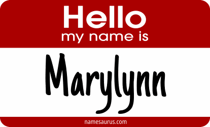 Hello my name is Marylynn png download
