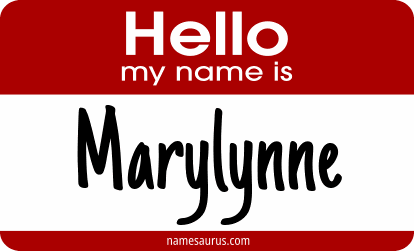 Hello my name is Marylynne png download