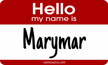 Hello my name is Marymar png download