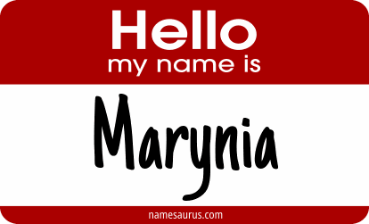 Hello my name is Marynia png download