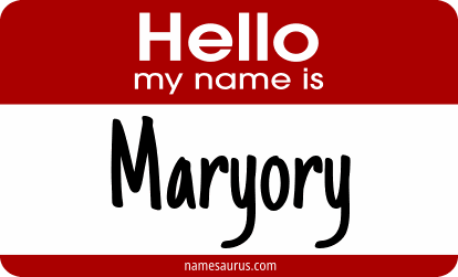 Hello my name is Maryory png download