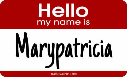 Hello my name is Marypatricia png download