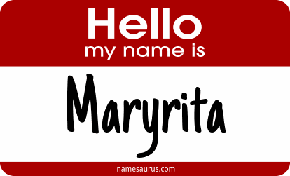 Hello my name is Maryrita png download