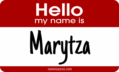 Hello my name is Marytza png download