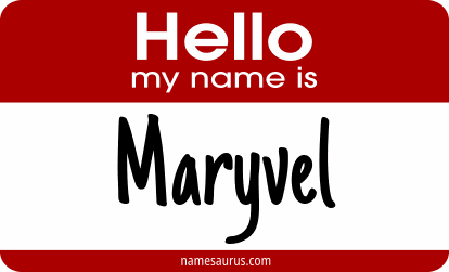 Hello my name is Maryvel png download