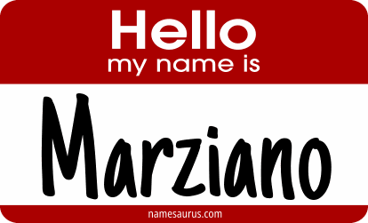 Hello my name is Marziano png download