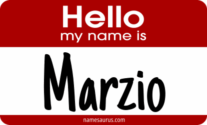 Hello my name is Marzio png download