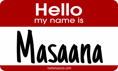 Hello my name is Masaana png download