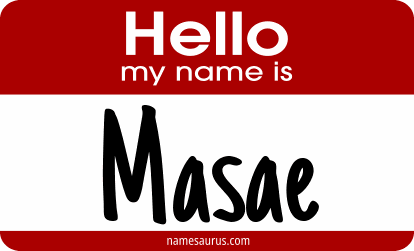 Hello my name is Masae png download