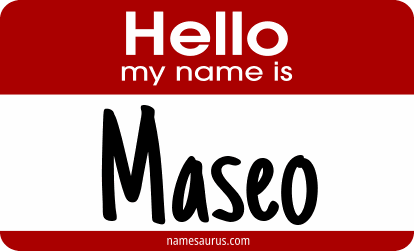 Hello my name is Maseo png download