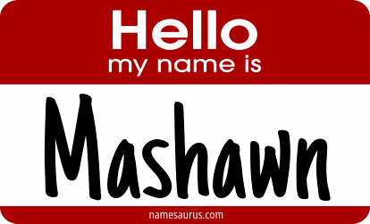 Hello my name is Mashawn png download