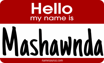 Hello my name is Mashawnda png download