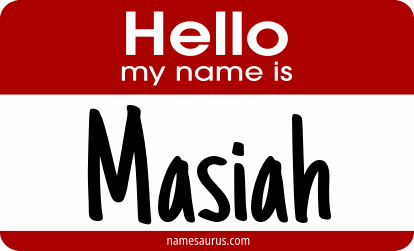 Hello my name is Masiah png download