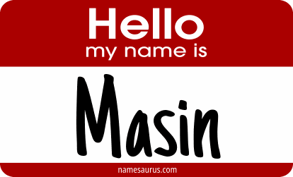 Hello my name is Masin png download