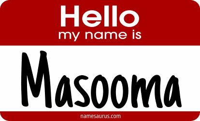 Hello my name is Masooma png download