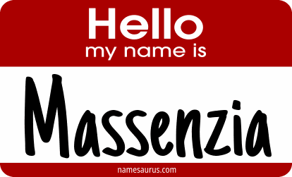 Hello my name is Massenzia png download