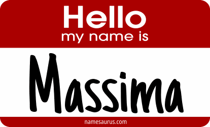 Hello my name is Massima png download