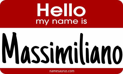 Hello my name is Massimiliano png download